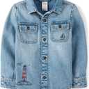Gymboree Boys' and Toddler Long Sleeve Button Up Shirt, 5T(Toddler)