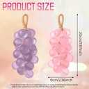 Grape Soap, Handmade DIY Grapes Cluster Shaped Soaps, Grape Soap on a Rope,Decorative Soaps Bars,Exquisite Home Decor and Gift Choice for Fresh Air and Washing Hands (1, Purple)