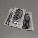 3 x ID Badge Holder with Lanyard, Lanyards for Id Badges Reel Retractable Heavy Duty Removable Name Tag Holder, American Flag Lanyard for ID, Nurse Teacher Office Gifts