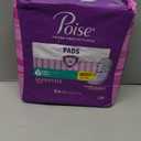 Poise Incontinence & Postpartum Pads for Bladder Leaks, 3 Drop Light Absorbency, Regular Length, 54 Count, Packaging May Vary
