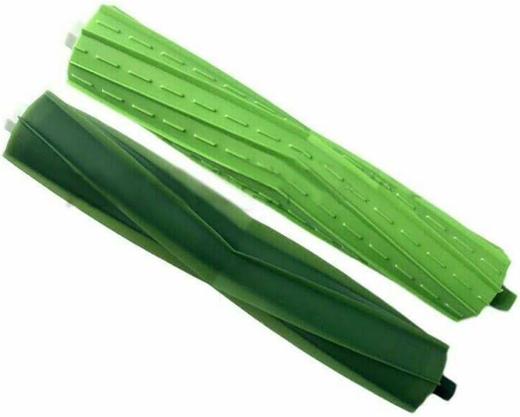 iRobot Roomba Authentic Replacement Parts  e, i, & j Series Replacement Dual MultiSurface Rubber Brushes,Green