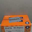 Pura Hypoallergenic Diapers, Size 1 (4-11lbs), Newborn, Totally Chlorine Free, Wetness Indicator, Suitable for Sensitive Skin, Soft Organic Cotton Comfort, Overnight, 3 Packs of 32 (96 Baby Diapers)