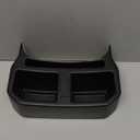 Savadicar Rear Seat Drink Cup Holder for 2018-2025 Jeep Wrangler JL JLU 4XE & Gladiator JT, Backseat Floor Console Beverage Storage Solution, Interior Accessories, 1 PC, Black