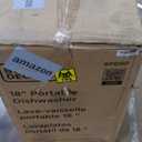 BLACK+DECKER 18-Inch Portable Dishwasher, 8-Place Setting Capacity, Mobile Dish Washer with 6 Wash Programs, LED Display, Stainless Steel Tub, ENERGY STAR Certified, BPD8B, Black