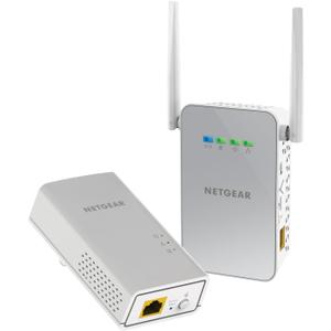 NETGEAR Powerline Adapter + Wireless Access Point Kit, 1000 Mbps Wall-Plug, 1 Gigabit Ethernet Ports (PLW1000-100NAS)