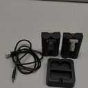 2Pack Batteries with Charger Station for Ring Video Doorbell 2/3/3 Plus/4, Spotlight Cam, Stick Up Cam and Peephole Cam Indoor