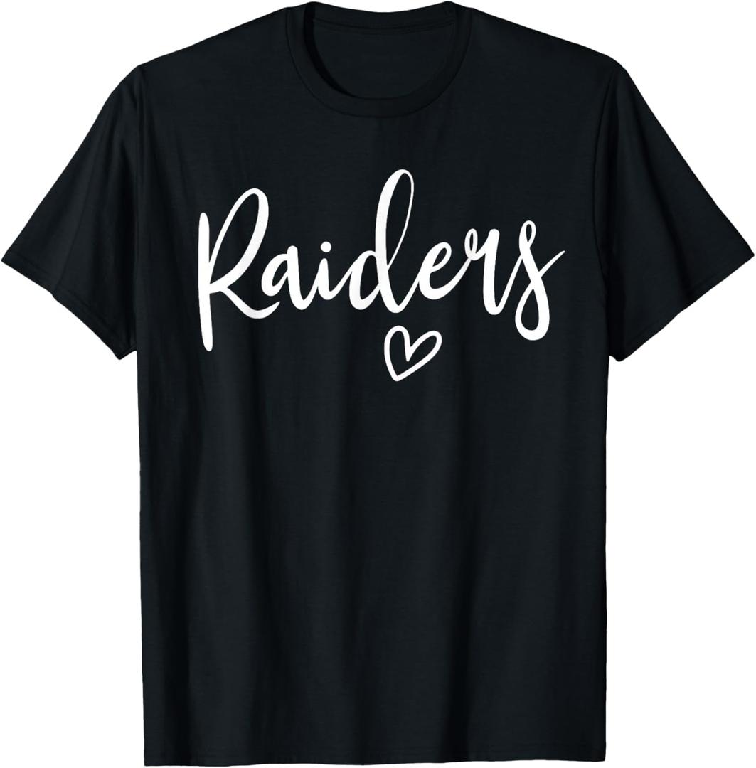 Raiders High School Raiders Sports Team Women's Raiders T-Shirt 2XL Black