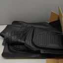 Lasfit Floor Mats & Backrest Mats & Cargo Mat for Hyundai Santa Fe 2026 2025 2024 (Only Fit Gas), All Weather TPE Custom Fit Floor Liners for Santa Fe Full Set Car Mats Accessoires, Black