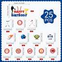 2 x 25 Pcs Baseball Cake Topper & Cupcake Toppers Baseball Birthday Decorations Sports Theme Party Decorations
