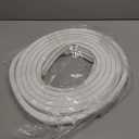 Baquler Flexible Silicone LED Channel 32.8ft/10m White 16x16mm DIY Waterproof Neon Rope Strip Light Tube for 12mm LED Strip Lights for Indoor Outdoor Living Room Kitchen Wall Decor Customizable