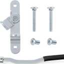 LONFFERY Cargo Trailer Cambar Cam Bar Lock, Trailer Door Latch for Folding Ramp Door