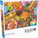Buffalo Games - Lars Stewart - Fun Fair Food - 1000 Piece Jigsaw Puzzle For Adults -Challenging Puzzle Perfect for Game Nights - Finished Size is 26.75 x 19.75