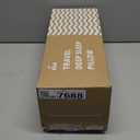 Cushion Lab Travel Deep Sleep Pillow  Compact Memory Foam Neck Pillow for Sleeping, Portable Pillow for Hotels, Camping, Side & Back Sleepers, On-The-Go  Black