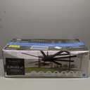 ZMISHIBO 72 inch Large Ceiling Fans with Lights and Remote, Indoor/Outdoor Black Modern Ceiling Fan for Kitchen Living Room Patio, 6 Speed Reversible Quiet DC Motor, 3 CCT, Dual Finish 8 Blades