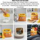 Funny Poop Bags for Dogs, 60 Count Extra Thick & Leak Proof Dog Waste Bags with Humorous Prints, Eco-Friendly Pet Poop Bags for Outdoor Walking and Travel (60PCS)