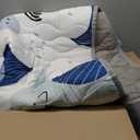 Baby Play Mat 47x47 Inch, Thick & Soft Playmat for Playpen, Non-Slip Floor Mat for Crawling Infants & Toddlers with Safety Silicone Backing, Machine Washable (Blue)