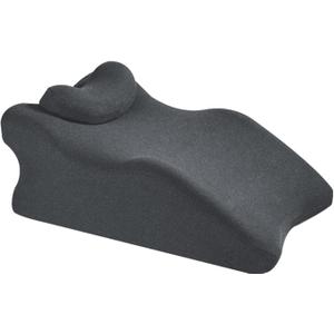 Memory Foam Wedge Pillow for Sleeping, Reading and Back Support, Intimacy Butt Pillow Ergonomic Bed Pillow for Acid Reflux, Back Pain Relief and Massage with Removable Cover (Dark Gray)