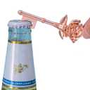 Makhry 50pcs Wedding Favors Key Bottle Openers with Escort Tag Cards and Ribbon Thank You Gifts Tags for Guests Rustic Wedding Decorations (Rose Gold)