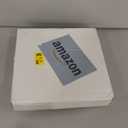 WDF 24Pcs Thanksgiving Plastic Plates - Heavy Duty Fall Plastic Plates - Gold Pumpkin and Sunflower Pattern for Thanksgiving Dinner & Parties (10inch 7inch)