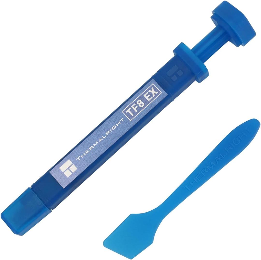 Thermalright TF8 EX 2.9g Thermal Grease for CPU Coolers, Heat Sink Paste High Conductivity 14W/m.k for All Processors(CPU,GPU), Non-Conductive,Newly Upgraded Advanced Heat Dissipation Paste