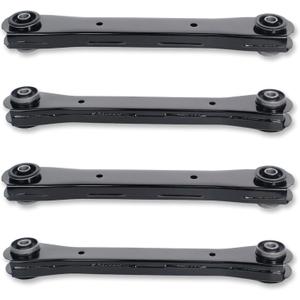 4pc Front Upper & Lower Control Arm Kit for DODGE 2006-2008 Ram 1500, 2003-2009 Ram 2500, 2003-2010 Ram 3500(CH52013798AA / K641927, CH52013797AC / K641867), Black, KT-4PCS-013