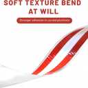 22 Feet Flexible Inside & Outside Corner Trim Molding, Peel and Stick Molding Trim for Walls, Corner Trim molding, Wall Corner Protector (White, Width 1.6 in)
