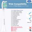 12 Pack Replacement Toothbrush Heads for Philips Sonicare Replacement Heads C2,C1,4100, Electric Replacement Brush Head for Phillips Sonicare Brush C2, C1, 4100, for Sonic Care Toothbrush,White