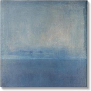 Stupell Industries Blue Abstract Landscape Canvas Wall Art, Design by Tim OToole