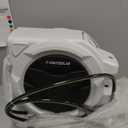 Retractable Hose Reel 100ft 1/2 in, Wall Mounted Garden Hose Reel Heavy Duty with 10 Spray Nozzle, Auto Rewind, 180 Swivel Bracket, UV Resistant