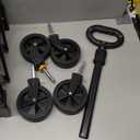 NWH Collapsible Wagon Cart with Wheels Foldable, 360LBS Large Capacity Portable Folding Utility Heavy Duty Beach Wagons Cart with All-Terrain Wheels for Groceries Shopping, Camping, Sports, Garden (120L)