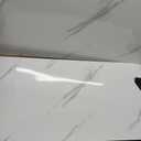 Haimin Wall Panels Peel and Stick 20 Pieces 23.6x11.8in (38.7 Sq. Ft. Coverage) Lightweight Backsplash Marble Look Tilenot Real Marble, Ideal for Kitchen Bathrooms Living Rooms Bedrooms (White-JSB)