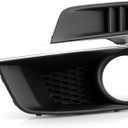 KarParts360 For Subaru Impreza 2015 2016 Fog Light Bezel Driver Side | Front | Primed | With Fog Light Hole | Replacement For SU1038110 | 57731FJ310