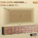 Huuger 94.5 Inch Extra Long Dresser for Bedroom, Large Dresser for Closet