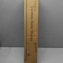 Allesin zen No Drill No Tools Blackout Roller Shades for Windows, 100% Blackout Linen Fabric,Renter-Friendly,UV Protection,Cordless Roller Blinds for Home, Office, Bedroom(Linen,23x72)