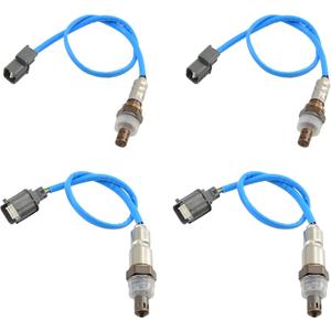 4Pcs Oxygen Sensors Upstream 234-5010 & Downstream 234-4355 234-4368 Compatible for 2005-2006 Honda Odyssey 3.5L 2003-2007 Accord 3.0L 2005-2008 Pilot 3.5L