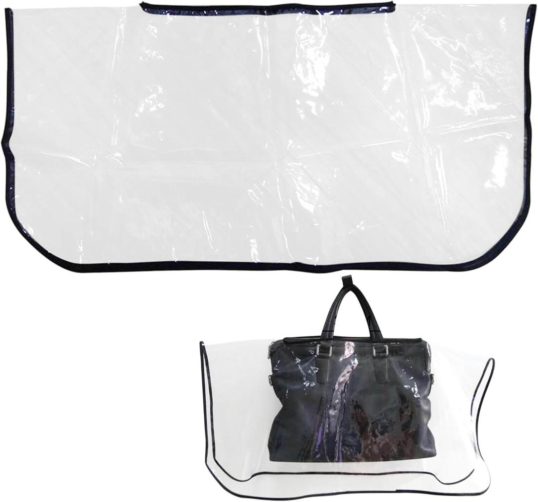 Handbag Raincoat  Clear Waterproof Rain Slicker for Designer Handbags Luxury Bags  EVA Bag Covers, Portable Rain Protective Cover (Transparent rectangle)