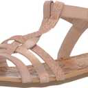 Blowfish Malibu Girls Sabini-k Flat Sandal, Rosegold, 2 Little Kid