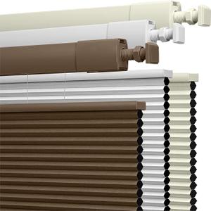 Boolegon No Drill No Tools Cellular Shades TDBU,Brown,Custom Size
Top Down Bottom Up Blackout Blinds for Indoor Windows, Cordless Honeycomb Shades for Home Easy to Install Thermal Insulated
