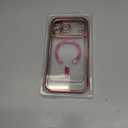 Glitter for iPhone 17 Pro Max Case with Eye-catching Integrated Lens Protection, [Sparkly Bling Back Panel] [Seamless Work with Magsafe] Cute Women Girly Magnetic Case for iPhone 17 Pro Max 6.9" Pink