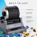 National Geographic Rock Tumbler Kit Hobby Edition Includes Rough Gemstones, and 4 Polishing Grits, Great STEM Science Kit for Geology Enthusiasts, Rock Polisher for Kids and Adults