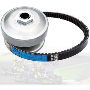Bridiof Torque Converter 40 Series Kit, 1 inch Shaft Driver GO Kart CVT Torque Converter clutch with 203785 Drive Belt, Replaces Comet 40/44 Series for Mini Bike, Go Kart, Lawnmower
