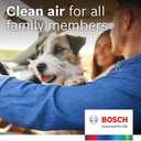 BOSCH 6090C HEPA Cabin Air Filter - Compatible with Select Ram 1500, 1500 Classic, 2500, 3500, 4500, 5500 Trucks (7.9" x 8.7" x 1.1")
