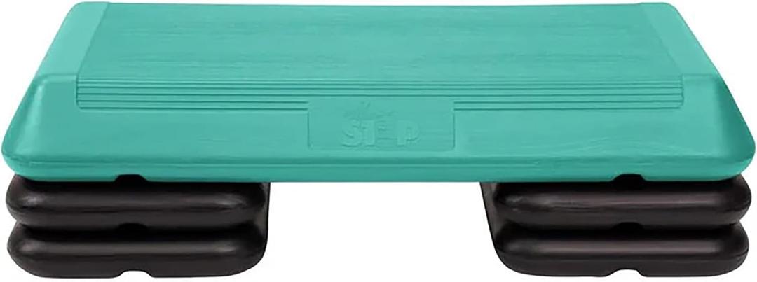 Freestyle STEP Exercise Step Platform, Circuit Size Stepper for Exercise at Home (Teal)