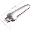 Multi-Purpose Nut Cracker Tool, 6.89 inch Stainless Steel Opener for Chestnuts, Walnuts, Almonds, Peanuts with Anti-Slip Design