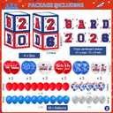 Red and Blue Graduation Decorations 2026 Class of 2026 Banner Grad Party Decorations 2026 Class of 2026 Decorations 2026 Graduation Decoration