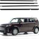 ZONFANT 4 Pcs Car Outer Door Window Moulding Trim Weatherstrip Seal Belt Compatible with Scion Vehicle 2008-2015 xB 2.4L, Replace#75710-12820 75720-12820 75730-12340 75740-12430