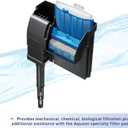 Aqueon QuietFlow 50 LED PRO Aquarium Fish Tank Power Filter For Up To 50 Gallon Aquariums