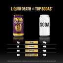 Liquid Death, Doctor Death, Soda-Flavored Sparkling Water, 12-Pack (12oz Cans), Low Sugar, Huge Flavor & No Artificial Sweeteners (EXP 06/25/27)
