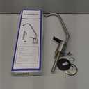 Hydronix LF-BLRAG-BN Long Reach RO Reverse Osmosis or Filtered Water Faucet, Brushed Nickel w/Air Gap