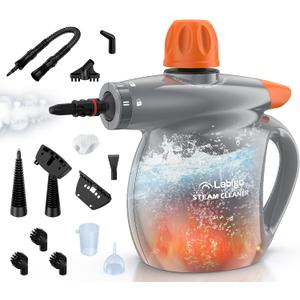 Pressurized Handheld Steam Cleaner,13Pcs Portable Deep Cleaning Steamer